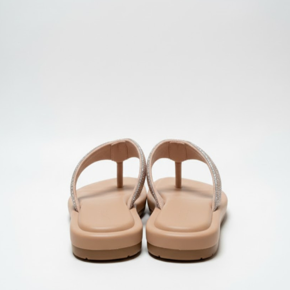 Women embellished SlipOn Flat Sandals